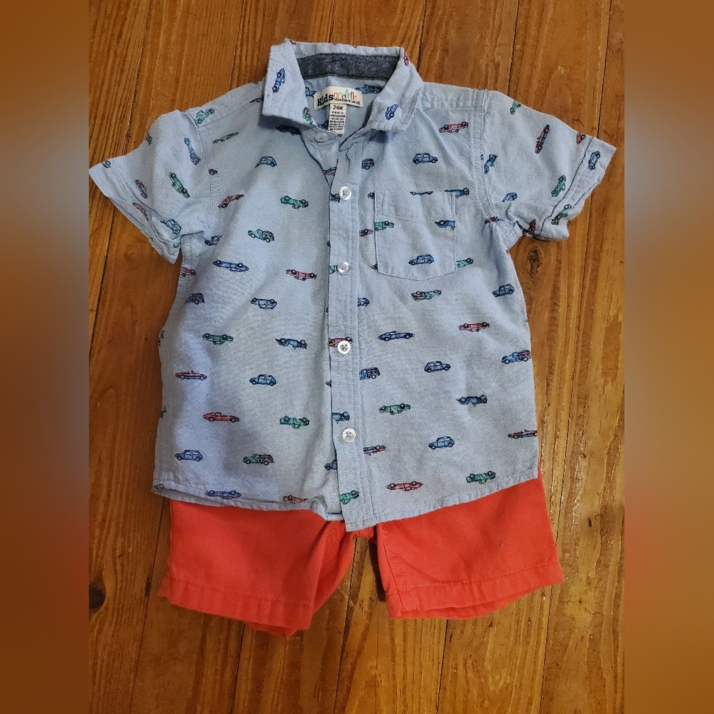 Kids Headquarters Vintage Car Outfit